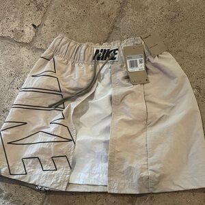 Nike Beige Skirt with Black Logo